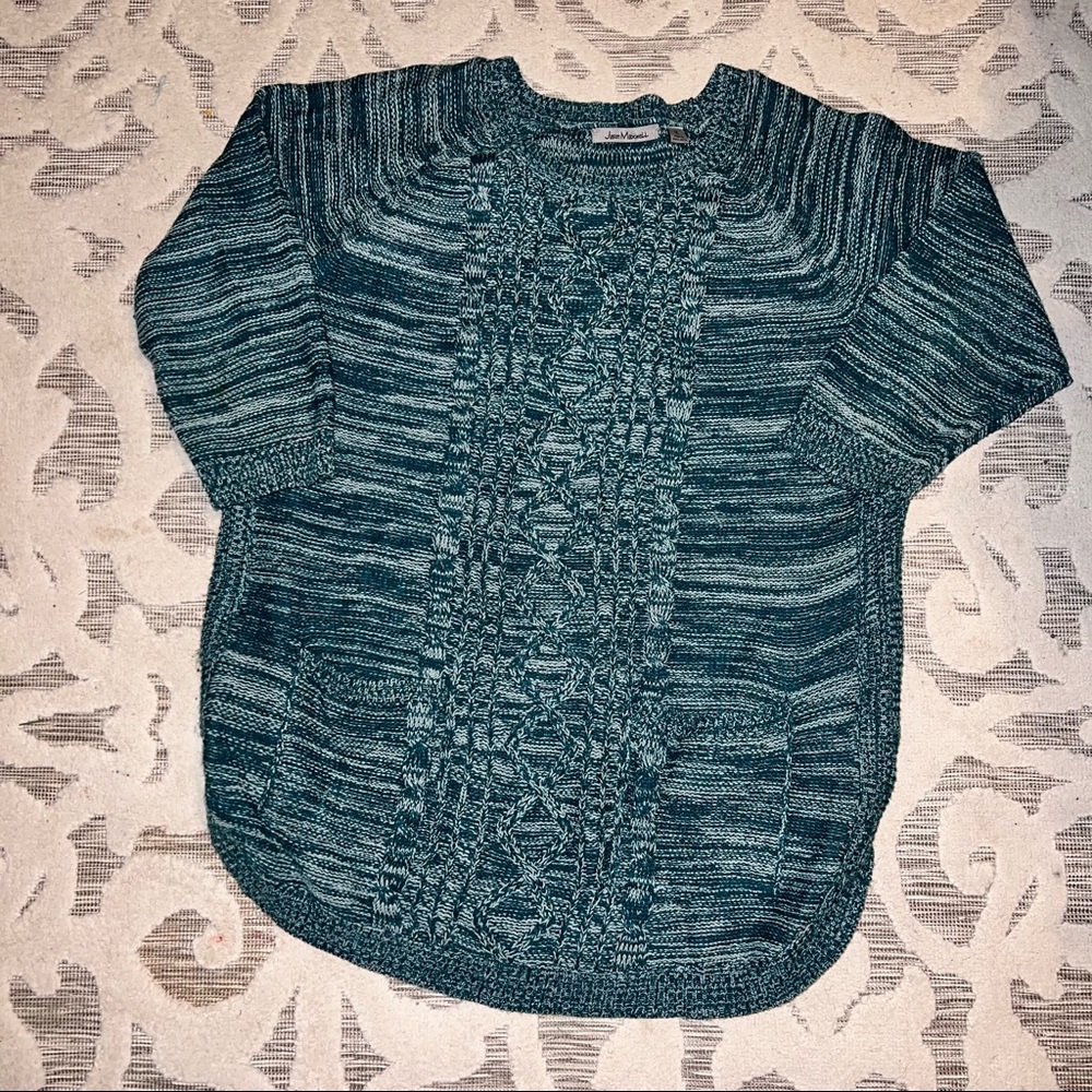 Jason Maxwell Knit Sweater Blue/Green Gray Women’s Size 1X
